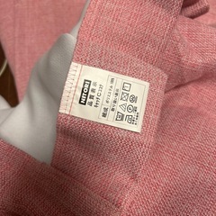ニトリ カーテン「キャッチCココナ」ピンク／遮光・花粉キャッチ・洗濯OK
の画像