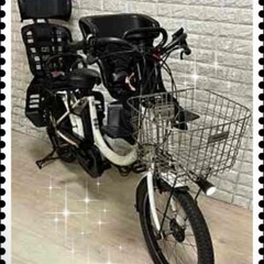 🌈バッテリー最高レベル容量🌸電動自転車　ヤマハ　パスバビー　新基準　🌼8.7Ahリチウムバッテリー🌈white⚪️7\22の画像