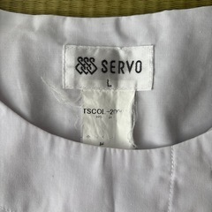 SERVO TSCOL-20000白衣 給食着　Lサイズの画像