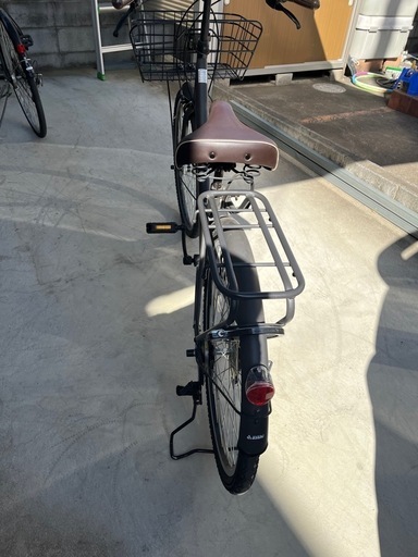水色の26インチ自転車 前面バスケット付き 楽天市場】自転車 26インチ 青の通販