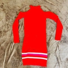 Rady ショルダーオープンワンピース 赤 レッドの画像