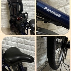 🌸美品🌈大容量8🌸室内保管🌼パナソニック ギュット　🌼子供乗せ電動自転車bk7\22の画像