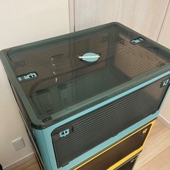 GOQRAQ 収納ボックス 蓋付き 折り畳み 衣装ケース 3個セットキャスター付きの画像