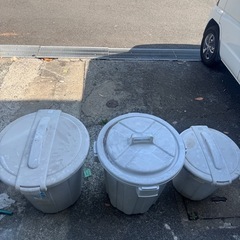 東京都東久留米市下里発！フタツキポリバケツ3個の画像