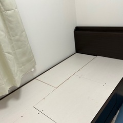 【7/26まで】充電宮つき収納ベットフレーム&マットレスの画像