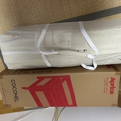 Aprica(アップリカ) ベビーベッド ココネルエアー AB 0か月から2歳頃まで 折りたたみ（10km以内無料配送可能）の画像