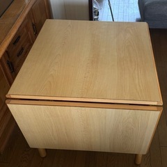 拡張式ダイニングテーブルテーブル【中古】の画像