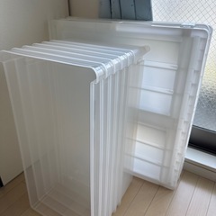 【お譲りします】キャスター付き押入れ収納ケース FD(3段2列)の画像