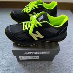 New Balance 990v5 26㎝　ブラック×ネオンイエロー　日本未発売の画像