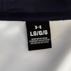 【UNDER ARMOUR】バイカラージップアップパーカー　Lサイズの画像
