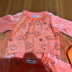 17. 80サイズ 子供服 ベビー服 ハロウィン カボチャ お揃いにの画像