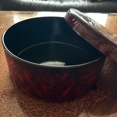 鎌倉彫茶ビツの画像