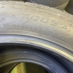 無料タイヤ　215/55R18の画像