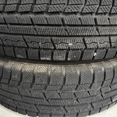 【中古】バリ溝　良品　三菱パジェロミニ純正ホイールスタッドレス175/80R15の画像