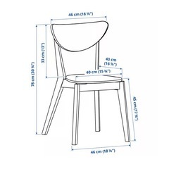 IKEA イケア　ダイニングチェア　2脚の画像