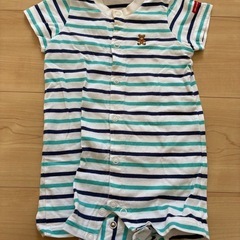 赤ちゃん　ベビー　子ども　キッズ　ロンパース　春　夏　子ども服　ベビー服　ミキハウス　可愛い　男の子　女の子の画像