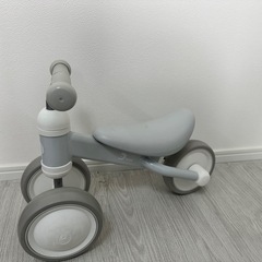 【美品】D-bike mini+ ディーバイク ミニプラス グレー 10ヶ月〜3歳　グレー 三輪車 室内用バイク の画像