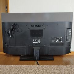 【美品】SHARP シャープ 4K 有機ELテレビ 48V型 4T-C48CQ1 2021年 アクオス 48インチ 4Kダブルチューナー内蔵Bの画像