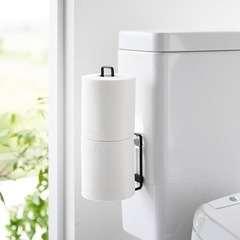 【新品✴︎未開封】tower　フィルムフック トイレットペーパーホルダー ブラック の画像