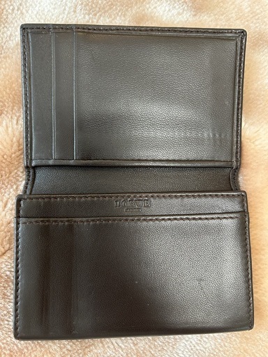 LOEWEロエベ名刺入れカードケースユニセックスレディースメンズ焦げ茶