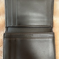 LOEWEロエベ名刺入れカードケースユニセックスレディースメンズ焦げ茶色系DBRの画像