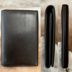LOEWEロエベ名刺入れカードケースユニセックスレディースメンズ焦げ茶色系DBRの画像