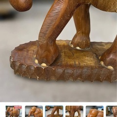 象の彫刻の画像