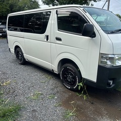 皆さんの声に応えてお値段下げました！！　早い者勝ち‼︎ トヨタ　ハイエース　希少ディーゼルターボ4WDの画像