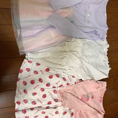 100cm 長袖トップスの画像