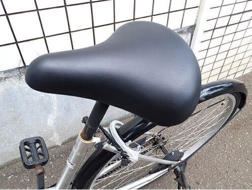 北海道のシティサイクルの中古が安い！激安で譲ります・無料であげます 札幌【27インチ 自転車】ダイナモライト＆前カゴ＆カギ付き シルバー ママチャリ シティサイクル 北20条店