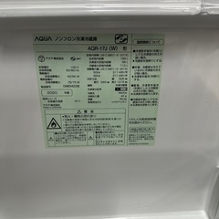 アクア　冷蔵庫　2020年製の画像