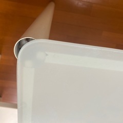 天板ガラステーブル&椅子2脚セットの画像