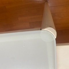 天板ガラステーブル&椅子2脚セットの画像