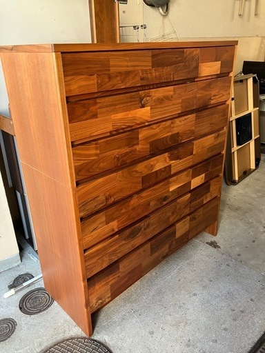 054/7 家具・インテリア 木製 7段チェスト