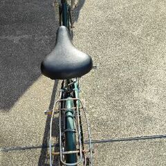 オートライト　新品の鍵とカゴ付　26インチ自転車の画像