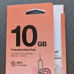 ヨーロッパSIM 30日間  10GBの画像