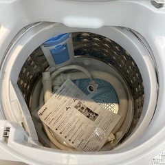 【取りに来られる方限定】　TOSHIBA 全自動洗濯機　5.0㎏ 2021年製の画像