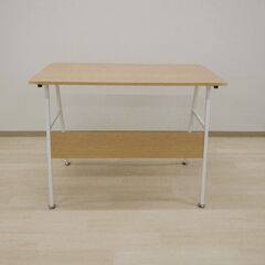 ワークデスク（ナチュラル）【小金井市民限定】（小金井市再生家具）品番：07-03-17 ※新規優先の画像