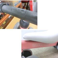 バランスバイク ピンク リズキズ バイク RIZKIZ 乗車体重20kgまで 1歳以上3歳未満 チャレンジバイク 札幌 西野店の画像