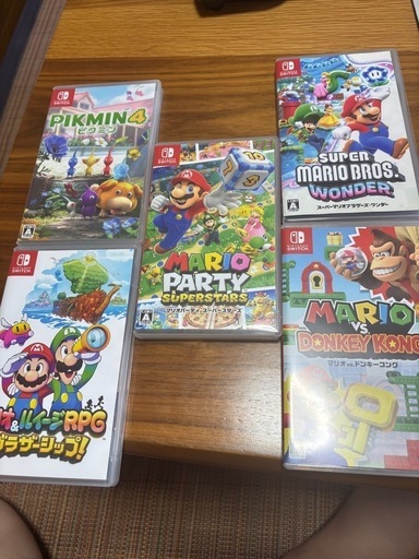 Switchソフト 5本