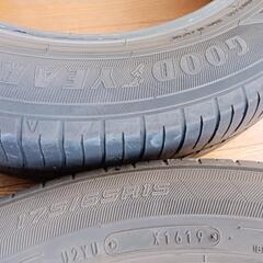 夏 175/65R15 日本製 ヴィッツ アクア カローラ ポルテ キューブ スイフト 4本末期山/中古 グッドイヤーの画像