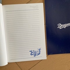 ⚫︎ドラゴンズ  ノート、シールセット⚫︎無料⚫︎難あり⚫︎の画像