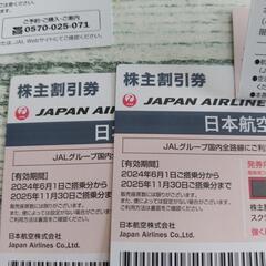 【株主割引券】JAL2枚セットの画像