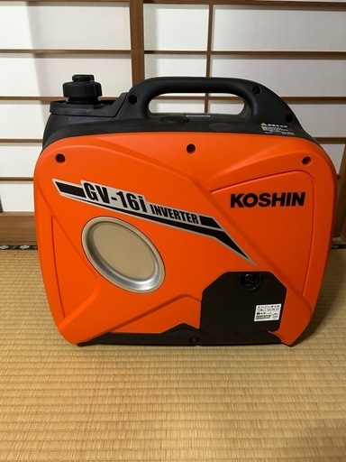☆KOSHINインバーター発電機 携行缶 エンジンオイル付き