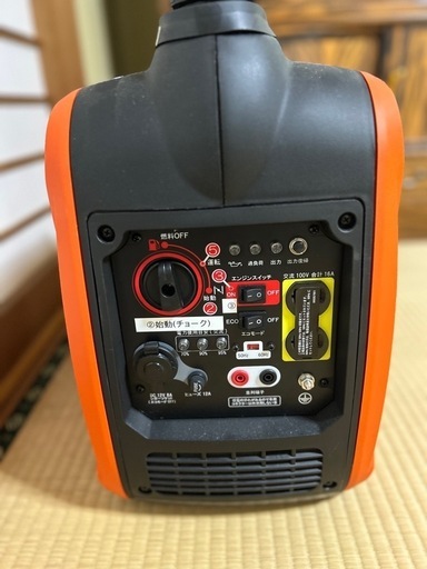 ☆KOSHINインバーター発電機 携行缶 エンジンオイル付き