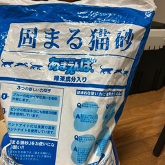 固まる猫砂の画像
