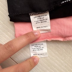 GCDS ロゴ刺繍Tシャツ 2枚セット S・Mの画像