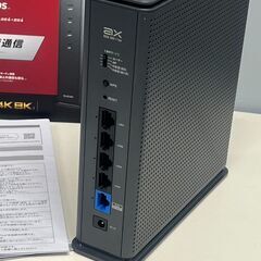 【美品】ELECOM WRC-X6000QS-G Wi-Fi6 2.5G ルーターの画像