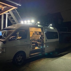 ハイエース、ミドル、ハイルーフ用　ルーフラックラダーセットの画像