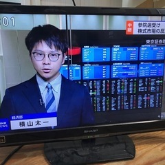☆液晶テレビ SHARP AQUOS LC-24K9-B 24インチ 2014年製の画像